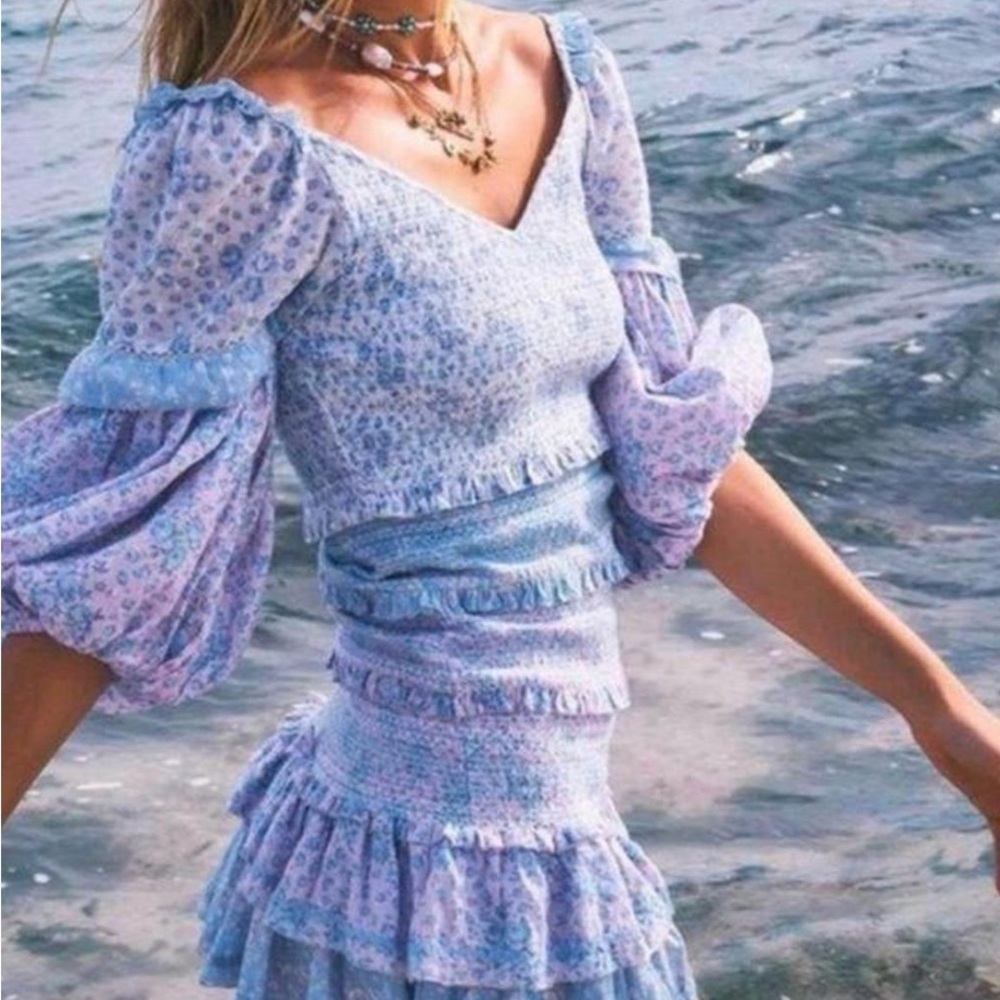 Floral Puff Sleeve Dress